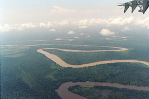 Borneo's traditional roades were the rivers.